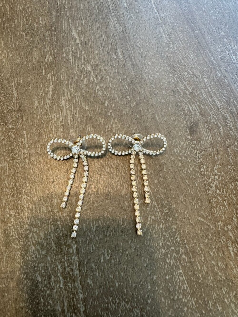 Nordstrom CZ Bow Drop Earrings